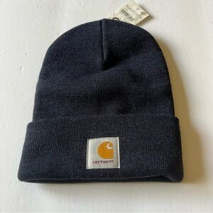 CARHARTT WIP ACRYLIC KNIT WATCH HAT DARK NAVY HEATHER OS NWT